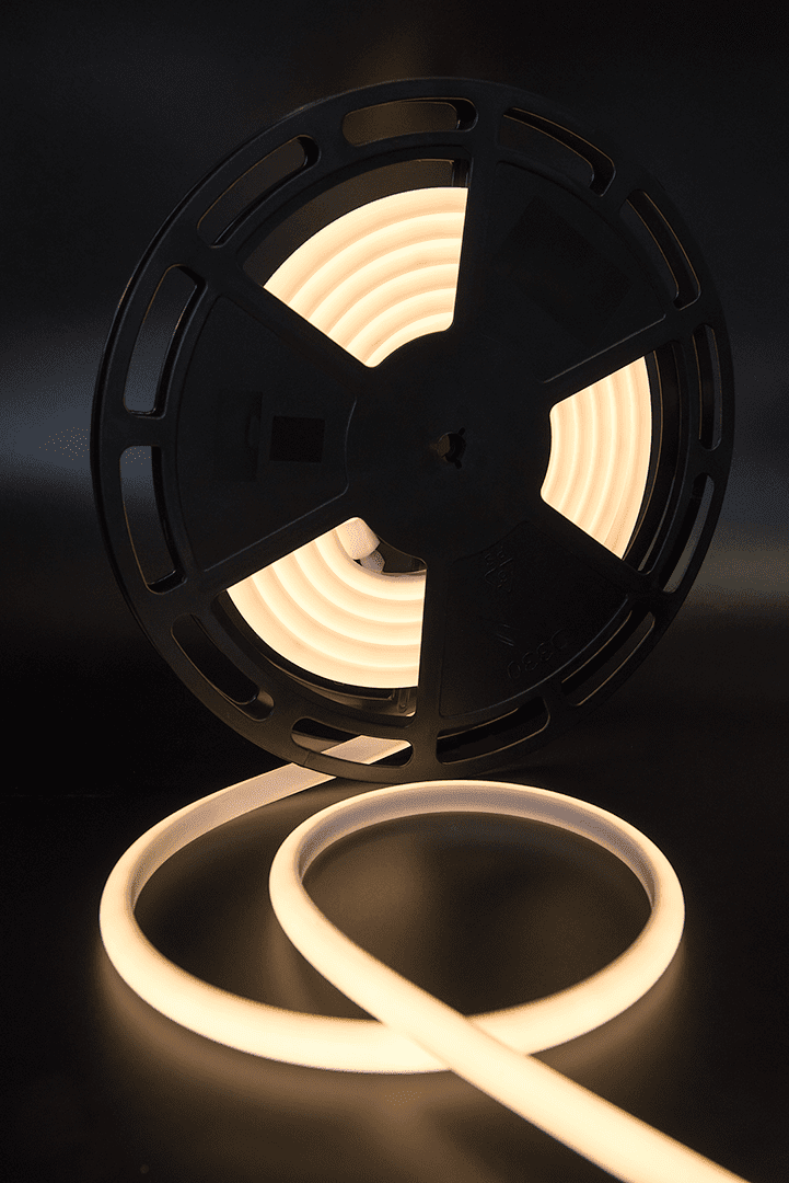 SWG Термолента светодиодная SMD 2835, 180 LED/м, 12 Вт/м, 24В , IP68, теплый белый  1м — изображение 1